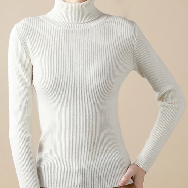 CozyChic™ Women’s Turtleneck Sweater - Nuvéra Atelier
