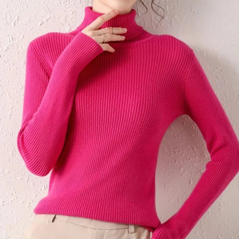 CozyChic™ Women’s Turtleneck Sweater - Nuvéra Atelier