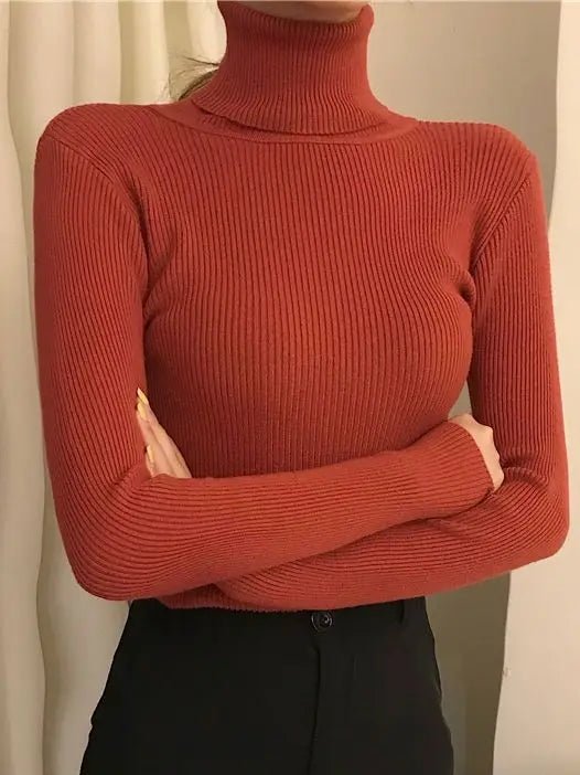 CozyChic™ Women’s Turtleneck Sweater - Nuvéra Atelier