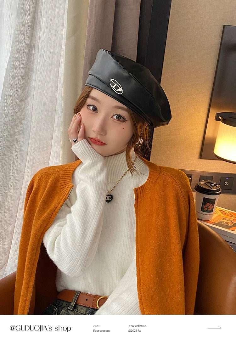 Turtleneck Sweater Winter Retro - Nuvéra Atelier