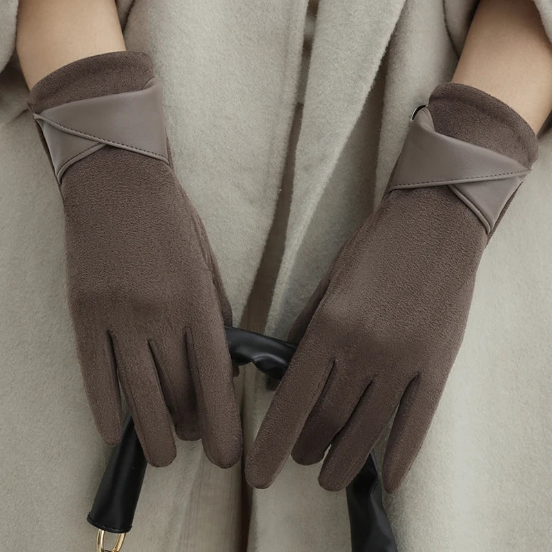 Warm Gloves with Velvet - Nuvéra Atelier