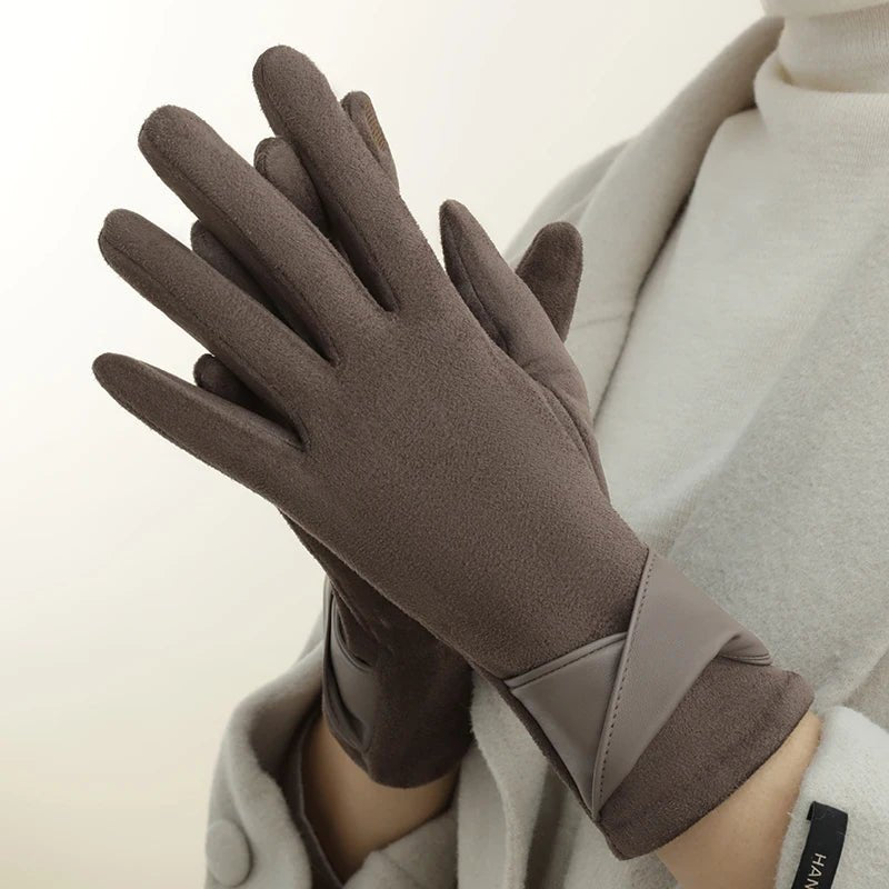 Warm Gloves with Velvet - Nuvéra Atelier