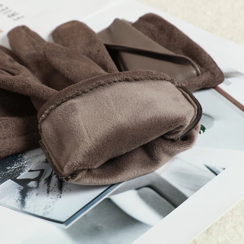 Warm Gloves with Velvet - Nuvéra Atelier