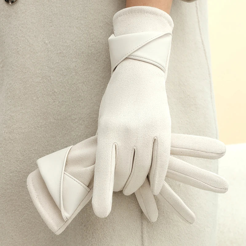 Warm Gloves with Velvet - Nuvéra Atelier