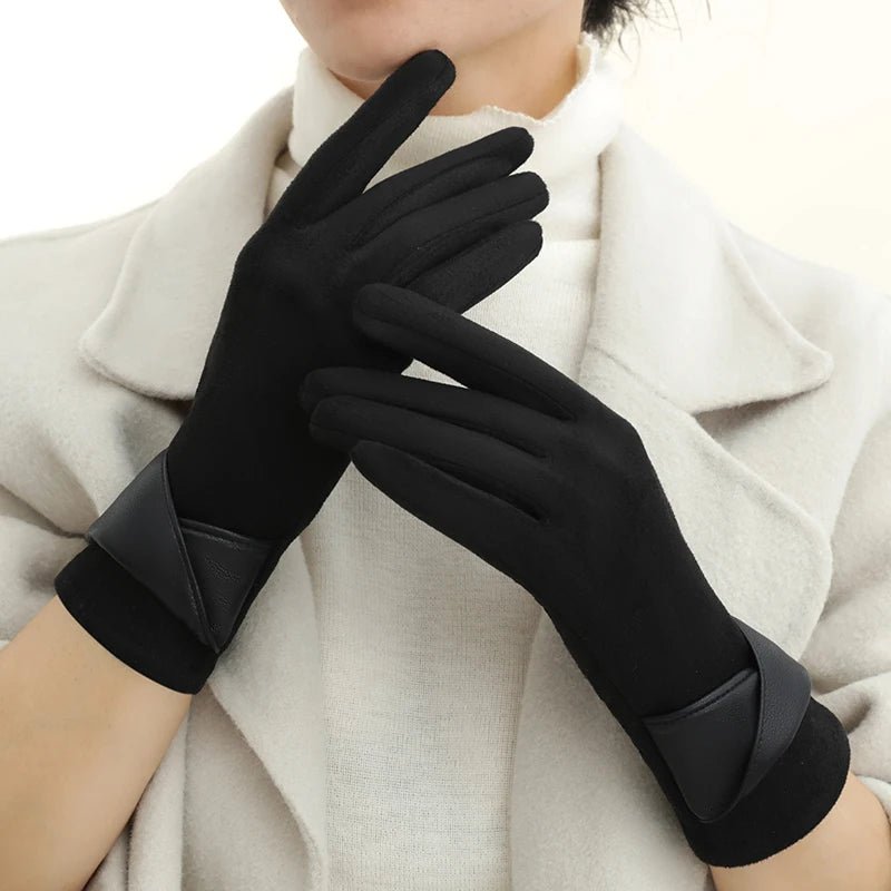 Warm Gloves with Velvet - Nuvéra Atelier