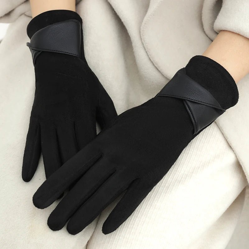 Warm Gloves with Velvet - Nuvéra Atelier