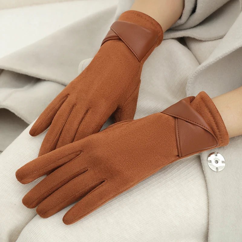 Warm Gloves with Velvet - Nuvéra Atelier