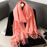Winter Scarf Warm Thicken Cashmere Shawl - Nuvéra Atelier