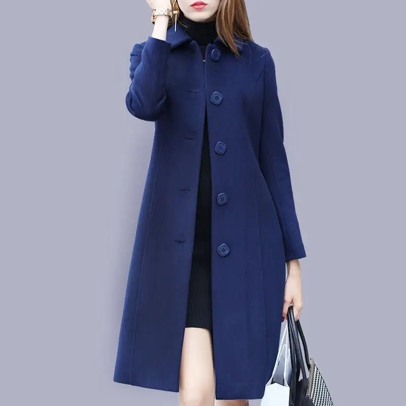 Women Wool Jacket Coat Thick - Nuvéra Atelier